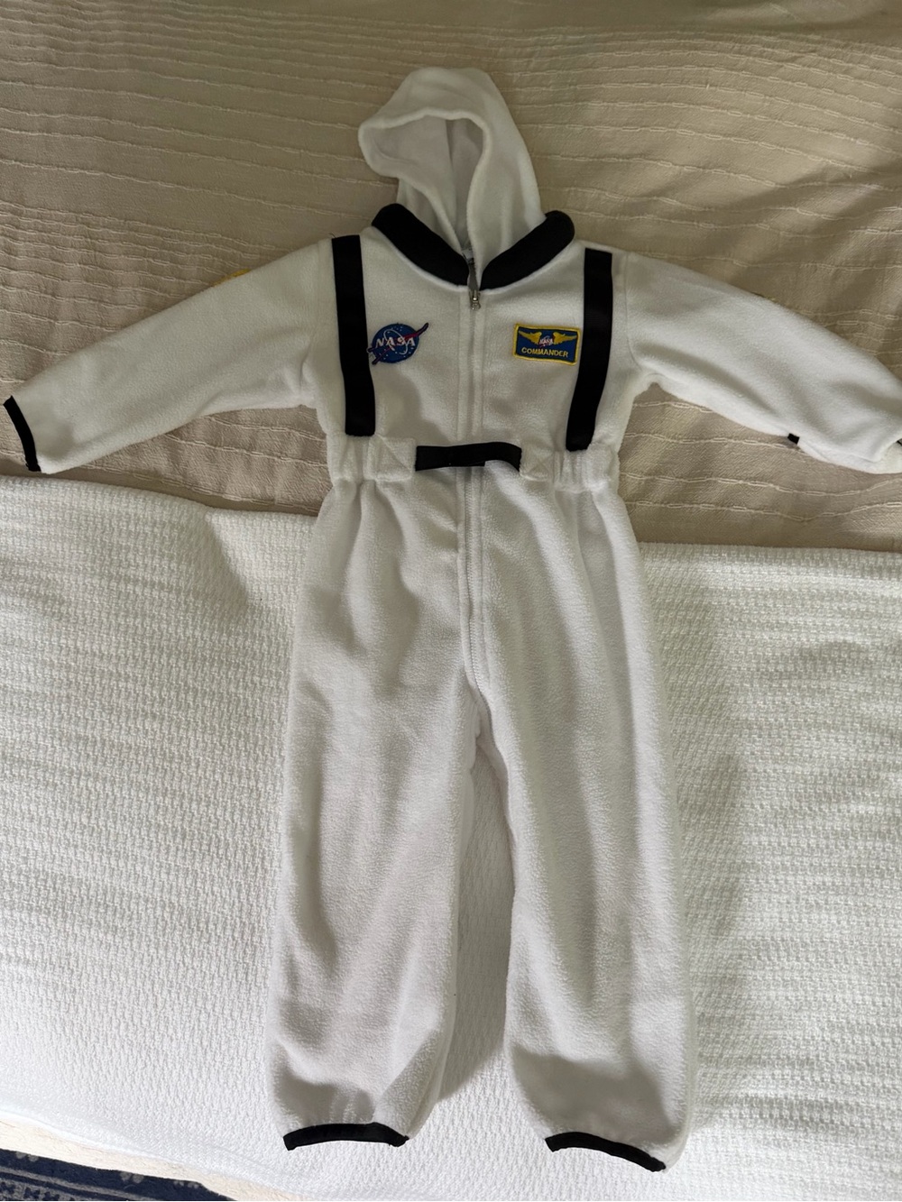 Fleece NASA toddler costume